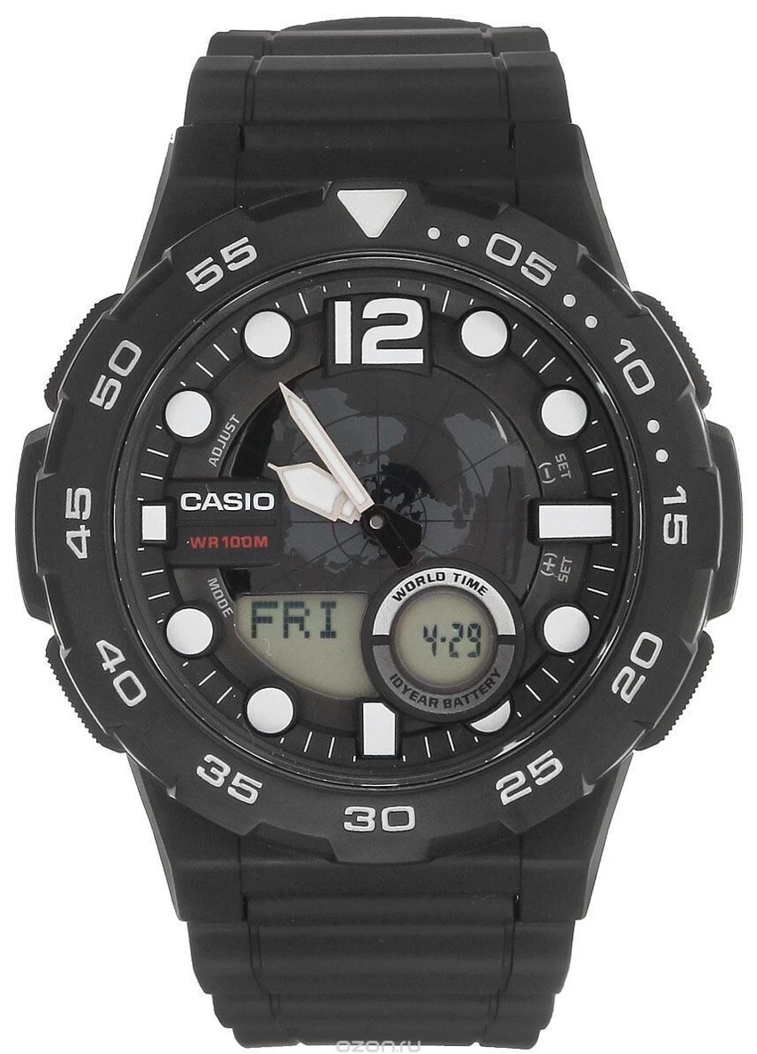 Чоловічі Годинники AEQ-100W-1AVEF кварцові спортивні Casio (226691231)