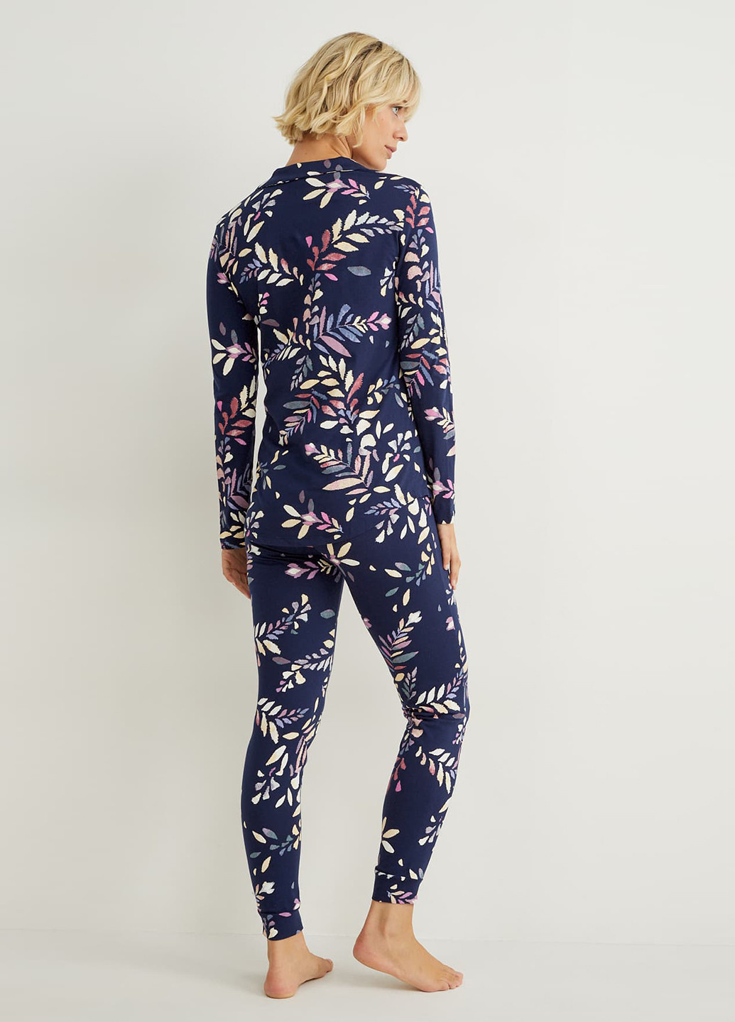 Темно-синяя домашний рубашка с рисунком C&A