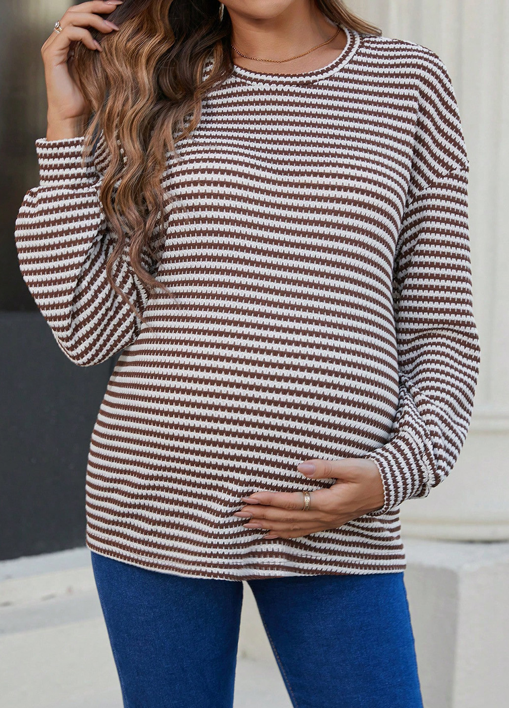 Лонгслів для вагітних SHEIN (343316496)