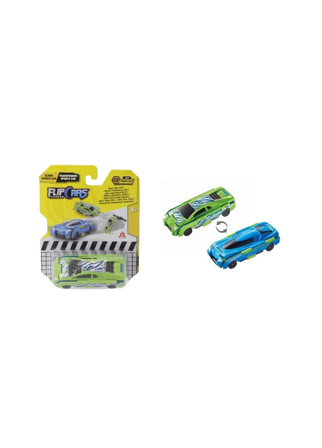 Машина Flip Cars 2 в 1 Спорткар обломок и Спорткар трансформер (EU463875B-05) No Brand (254081719)