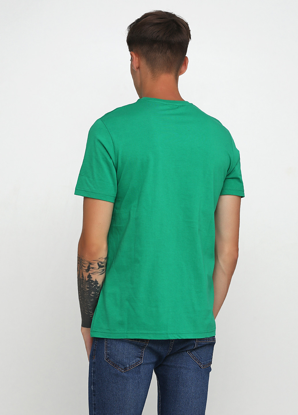 Зелена футболка Marshall