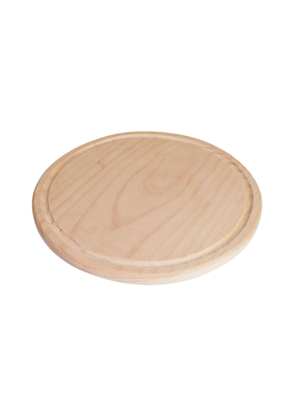 Доска для подачи пиццы круглая Бук MZ-353113 24 см Mazhura (253621301)