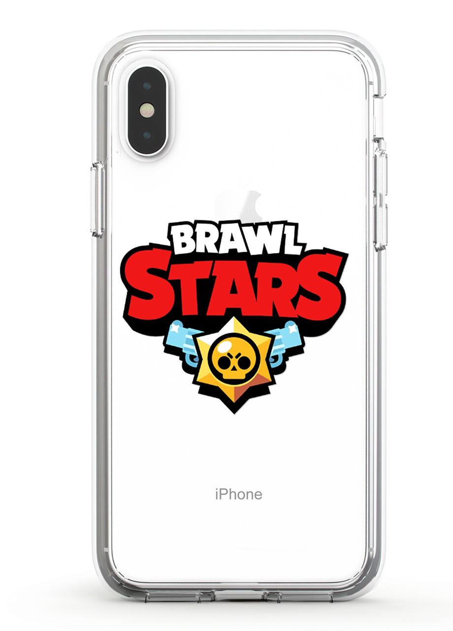 Чохол силіконовий Apple Iphone Xs Max Лого Бравл Старс (Logo Brawl Stars) (8226-1000) MobiPrint (219283726)
