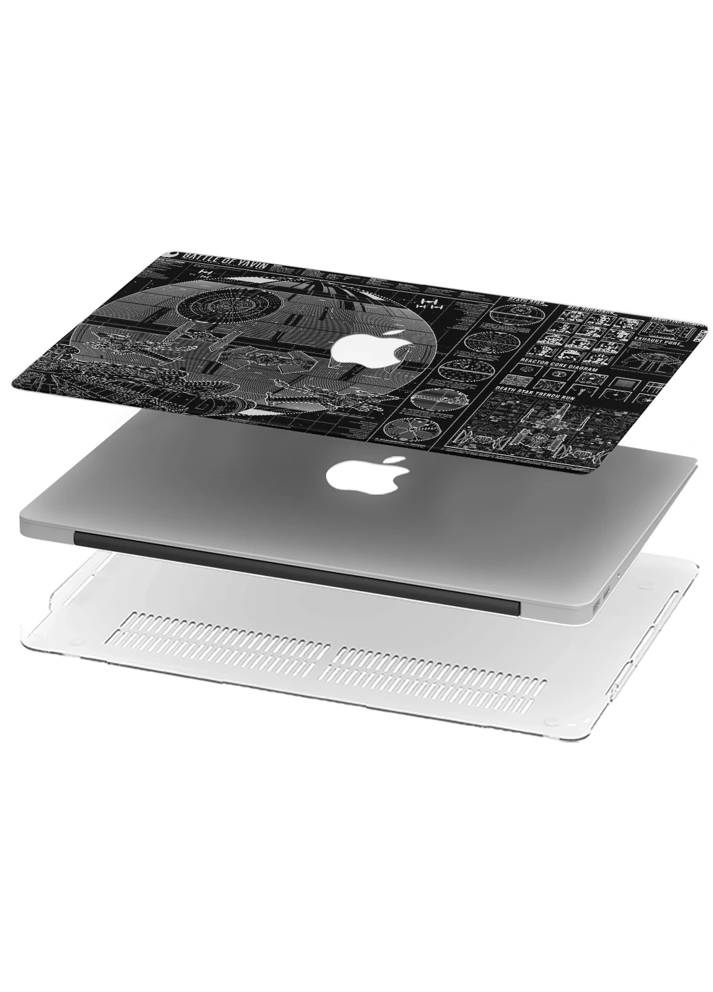 Чехол пластиковый для Apple MacBook Pro 13 A1706 / A1708 / A1989 / A2159 / A1988 Звёздные войны (Star Wars) (9648-2390) MobiPrint (218857780)