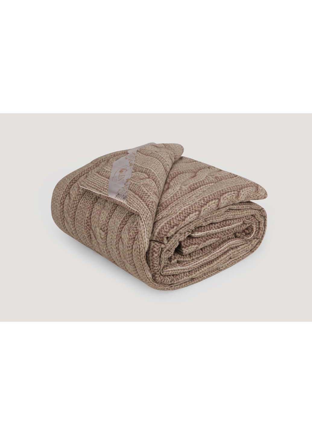 Одеяло из овечьей шерсти во фланели зимнее 140х205 см Iglen (255722147)