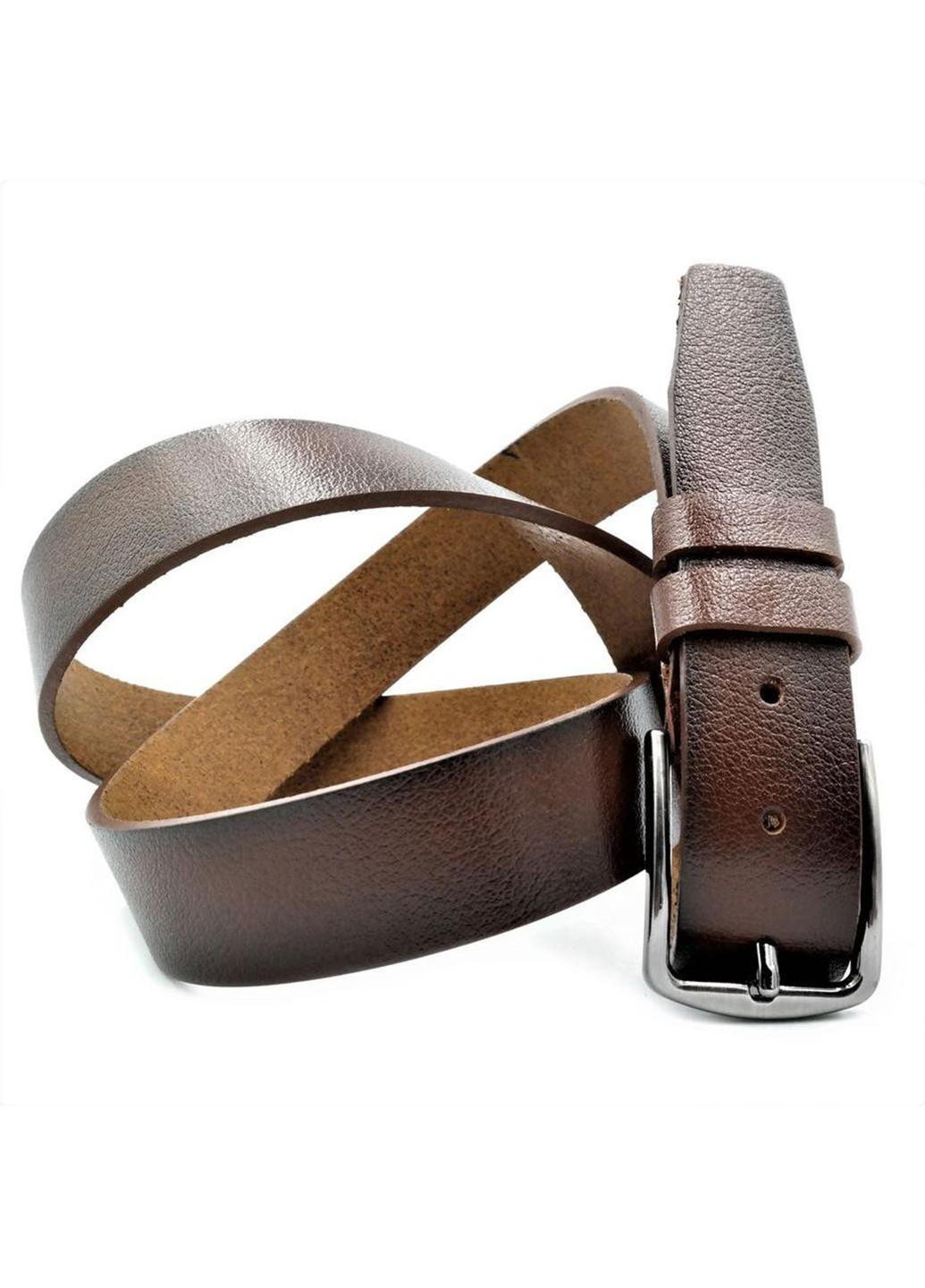 Чоловічий шкіряний ремінь 110-125х3,5 см Le-Mon (254595364)