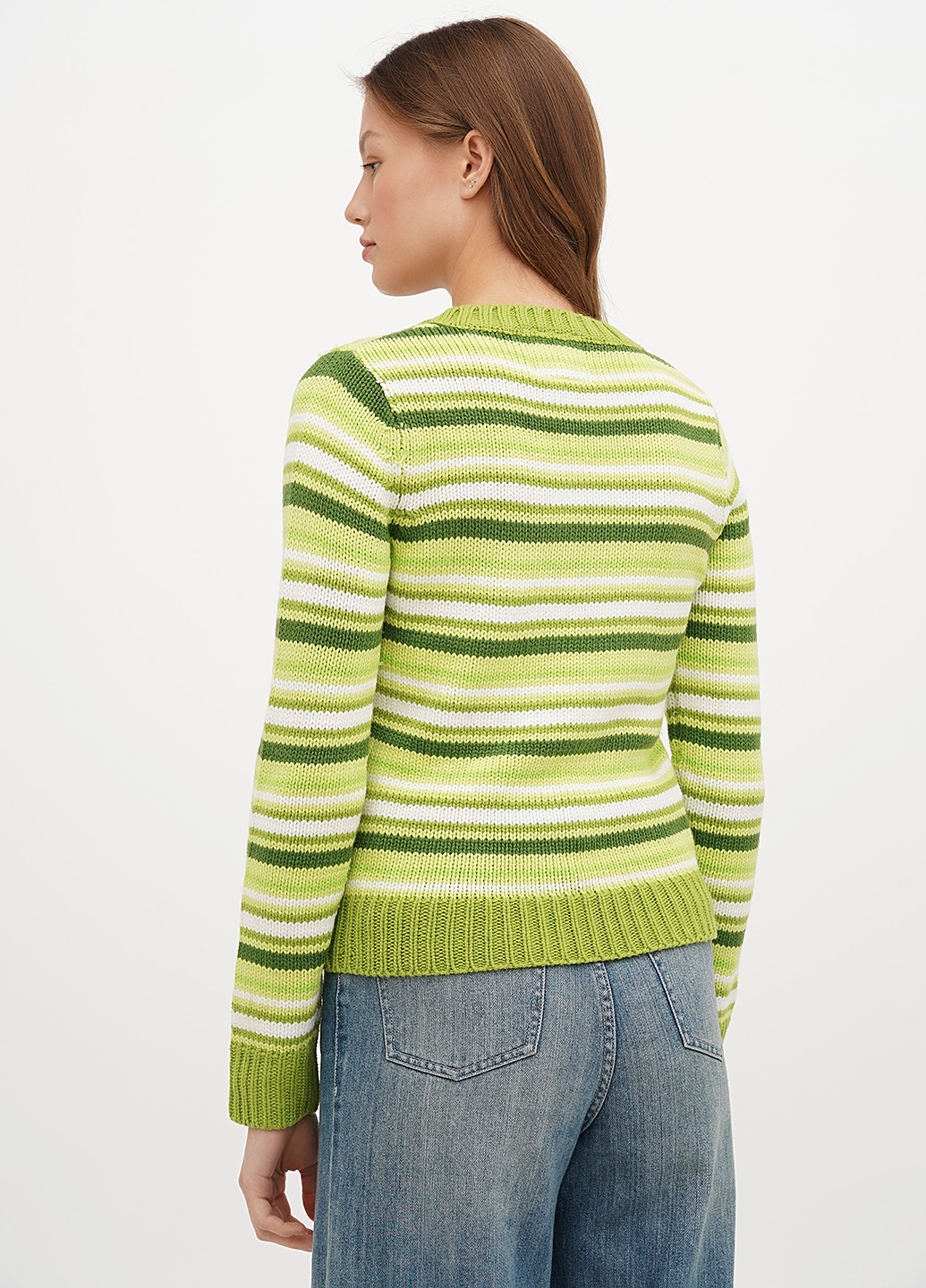 Світло-зелений демісезонний пуловер пуловер CHD