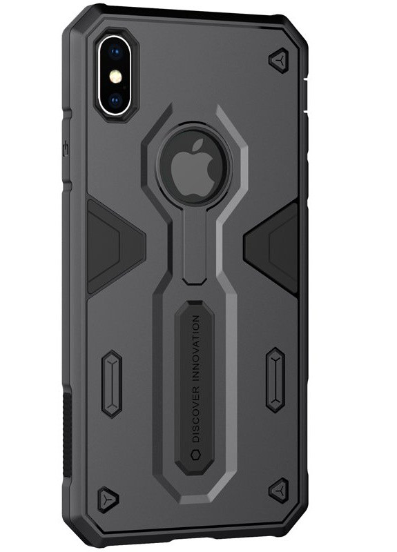 Чехол защитный противоударный Defender II Case iPhone Xs Max Black Nillkin (220820988)
