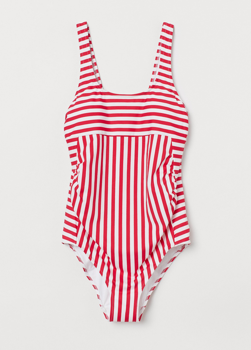 Червоний літній купальник для вагітних H&M