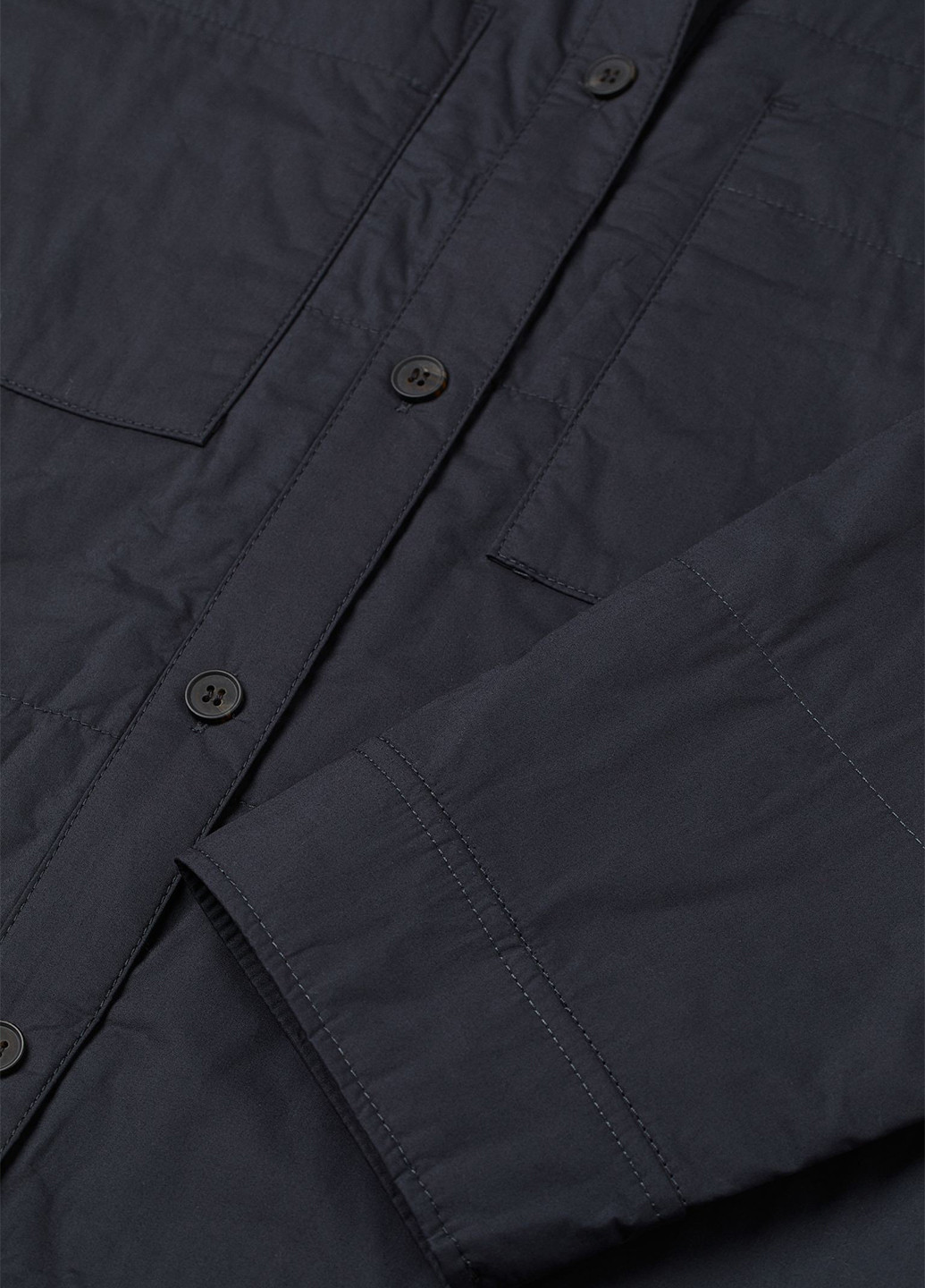 Темно-серая демисезонная куртка вільного крою весняно-осіння H&M