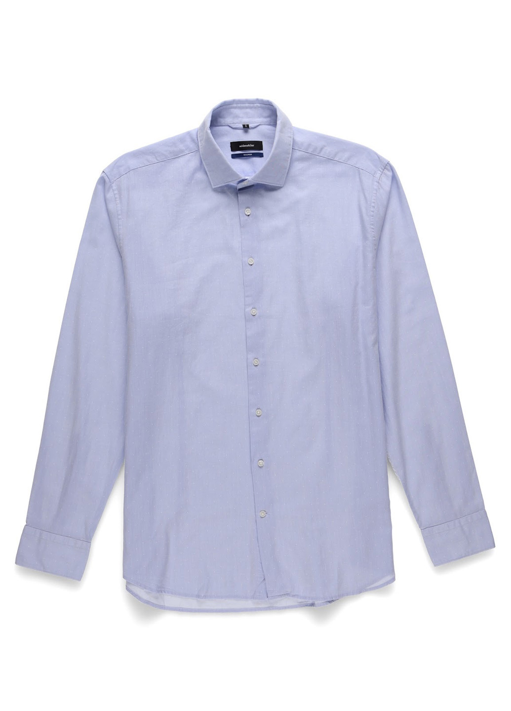 Светло-лиловая классическая, кэжуал рубашка однотонная Seidensticker
