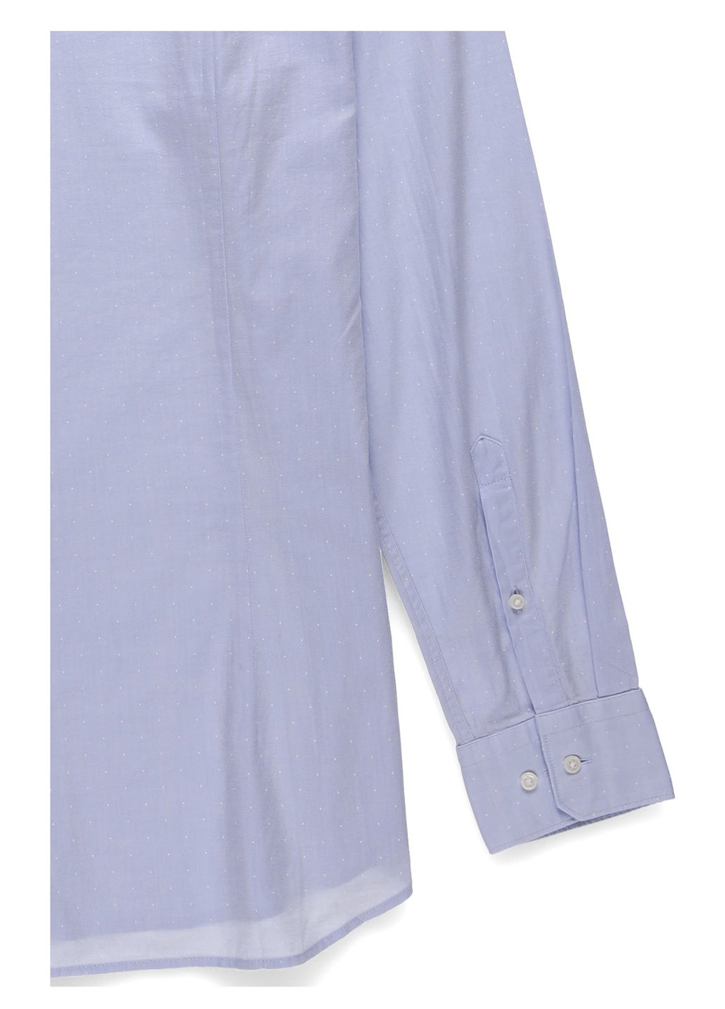 Светло-лиловая классическая, кэжуал рубашка однотонная Seidensticker