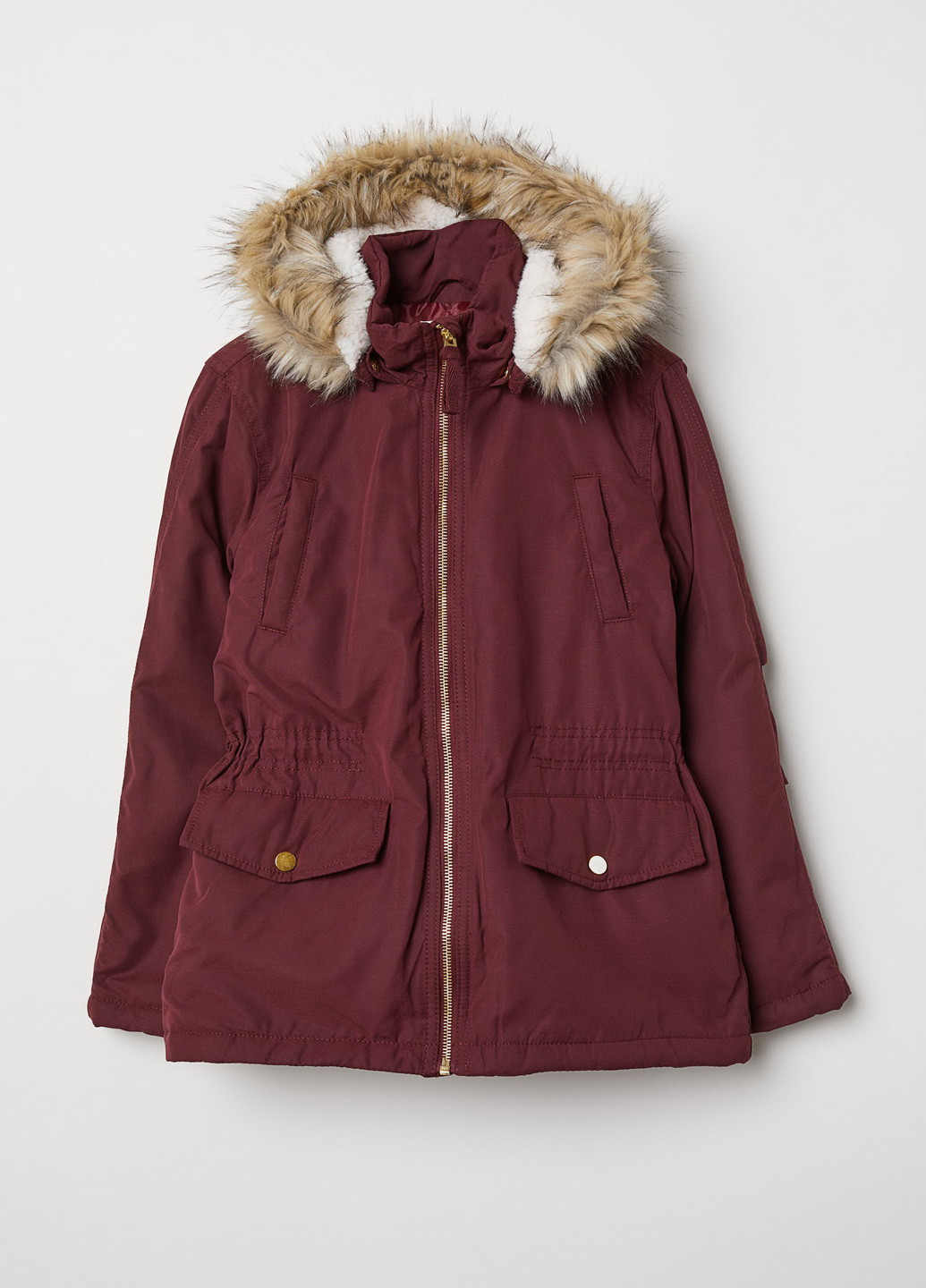 Бордова демісезонна куртка H&M