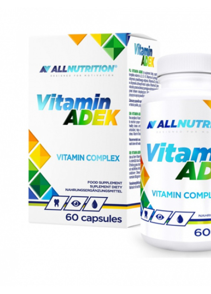 Витаминный комплекс Vitamin ADEK Complex 60caps Allnutrition (232599791)