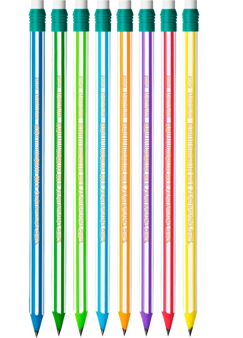 Набор карандашей HB с ластиком 12 шт Bic (248407822)