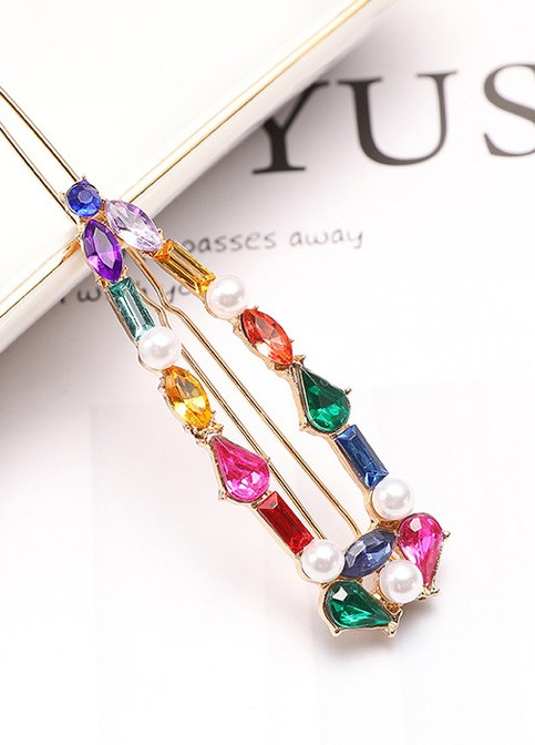 Заколка для волос Анна Ясеницкая "Хрустальные краски", разноцветный Анна Ясеницька (252588405)