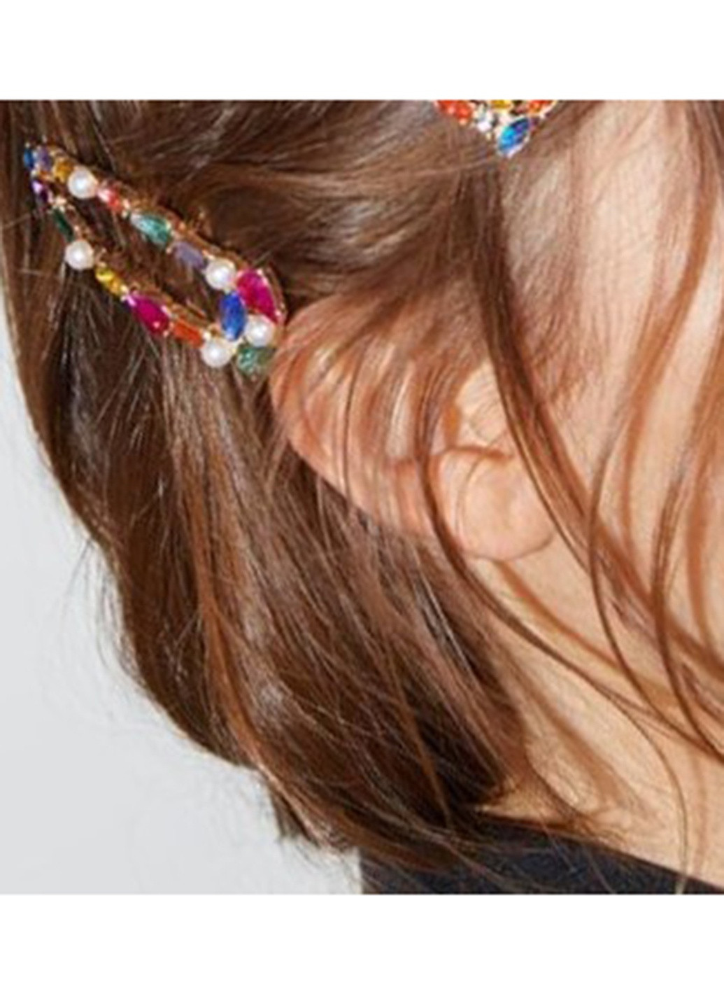 Заколка для волос Анна Ясеницкая "Хрустальные краски", разноцветный Анна Ясеницька (252588405)