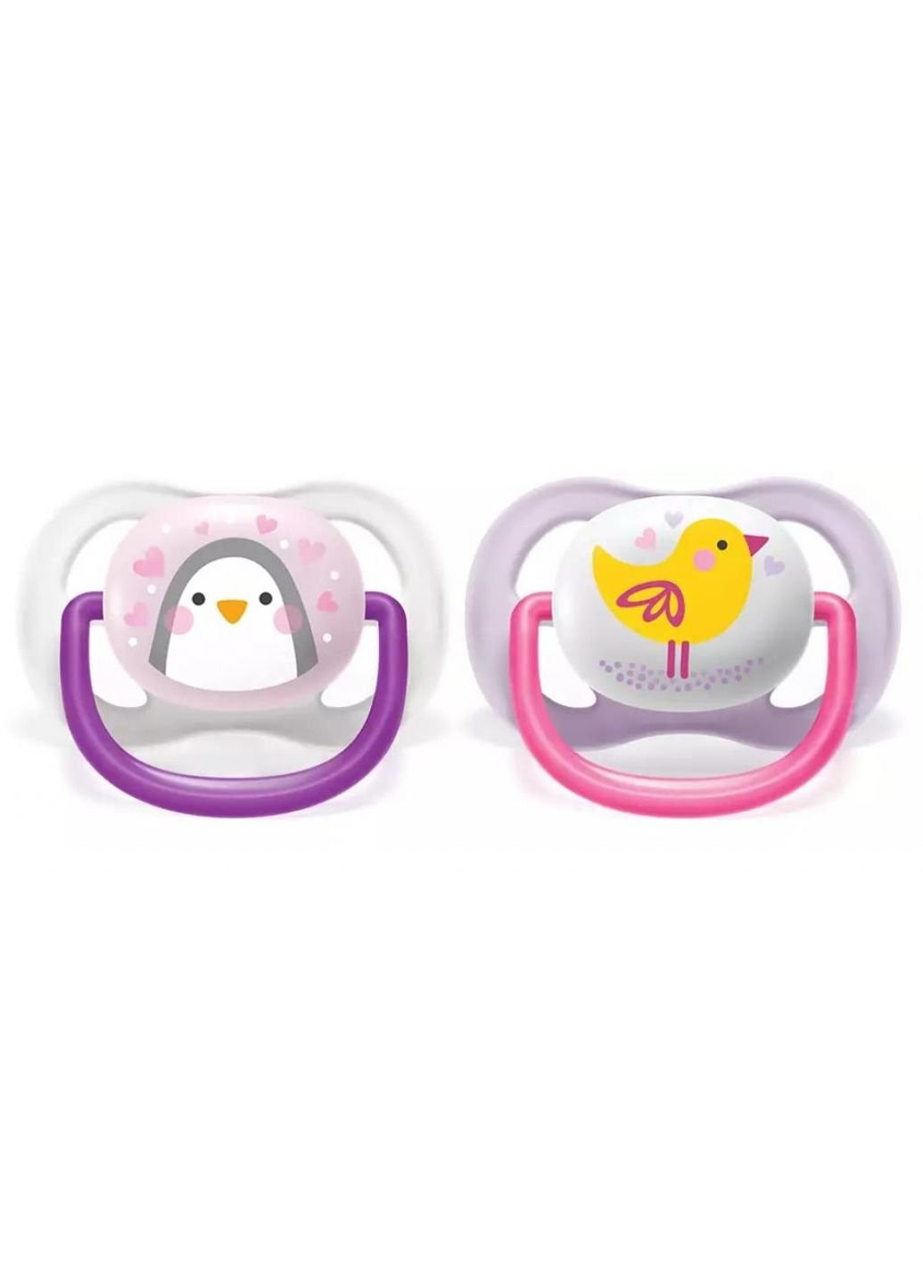 Пустышка Ultra Air Animal для девочек 0-6 мес Philips Avent (252250625)