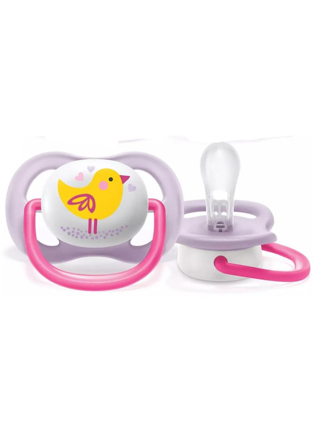 Пустышка Ultra Air Animal для девочек 0-6 мес Philips Avent (252250625)
