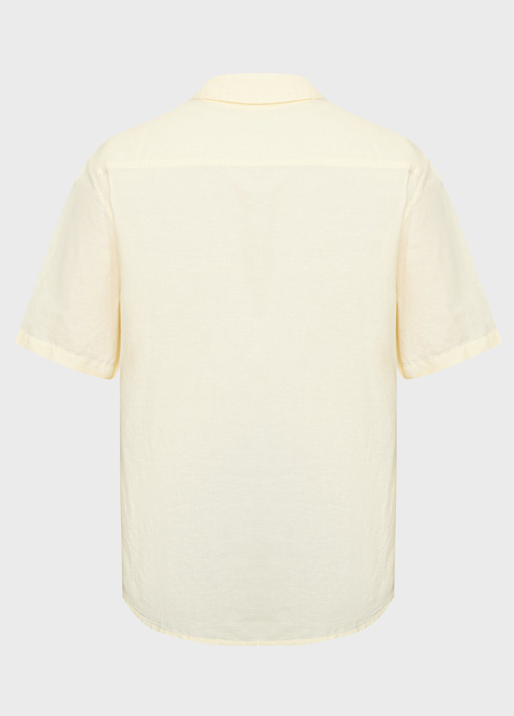 Желтая кэжуал рубашка однотонная Diesel