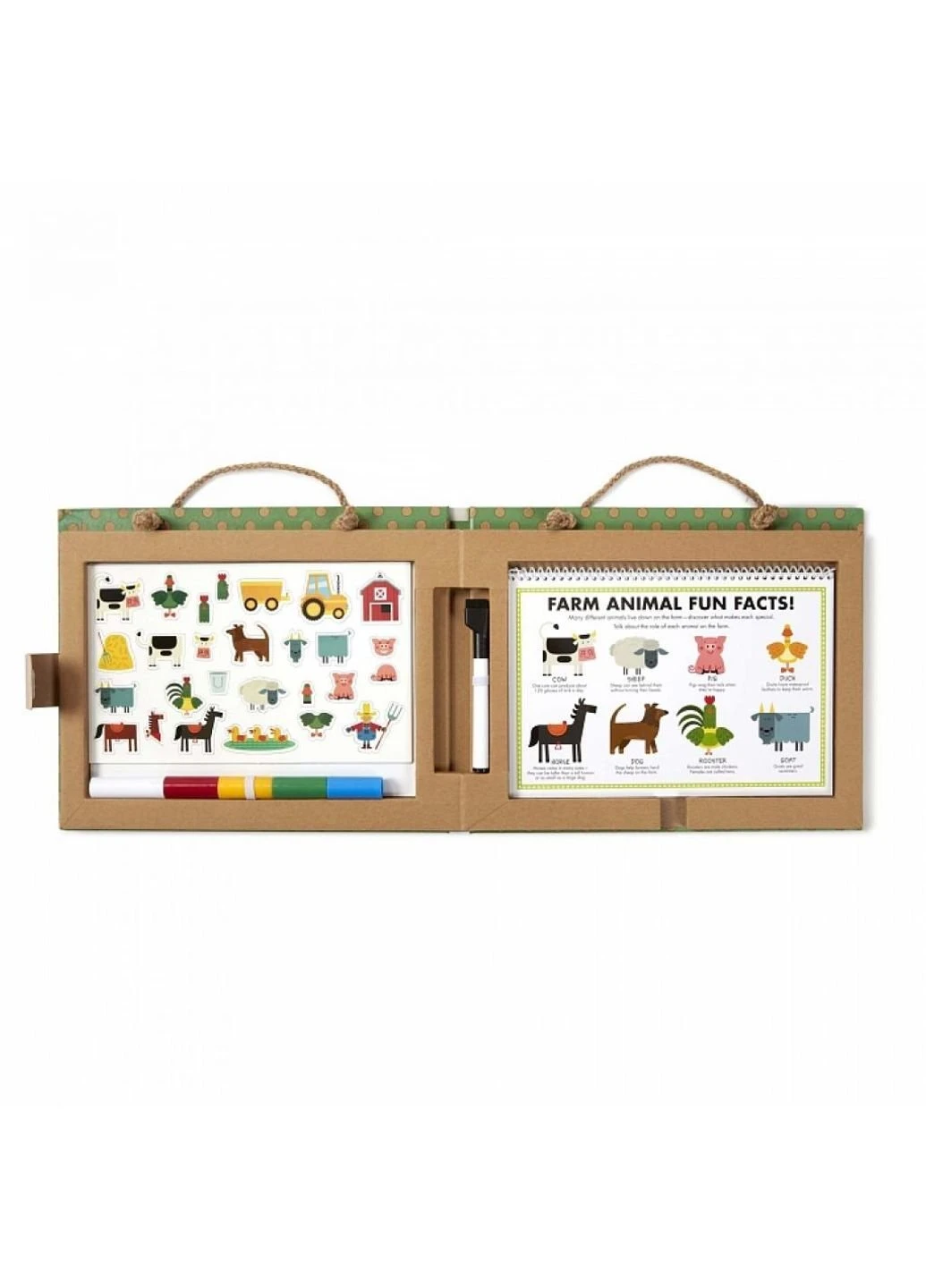 Развивающая игрушка Магнитный набор планшет Ферма (MD31325) Melissa&Doug (254082887)