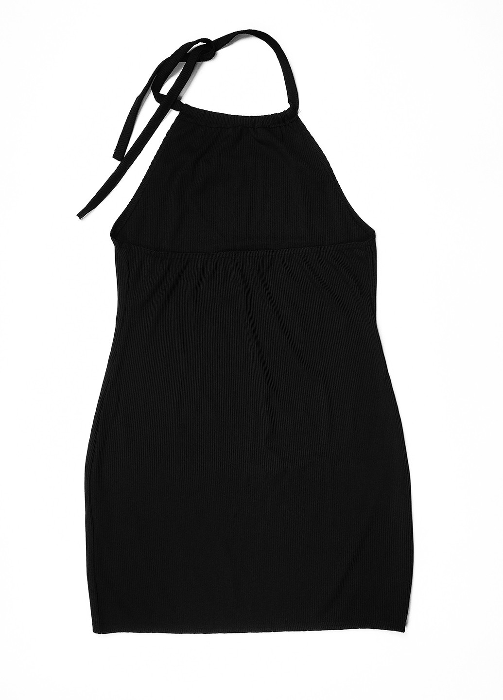 Черное кэжуал платье платье-майка Boohoo однотонное