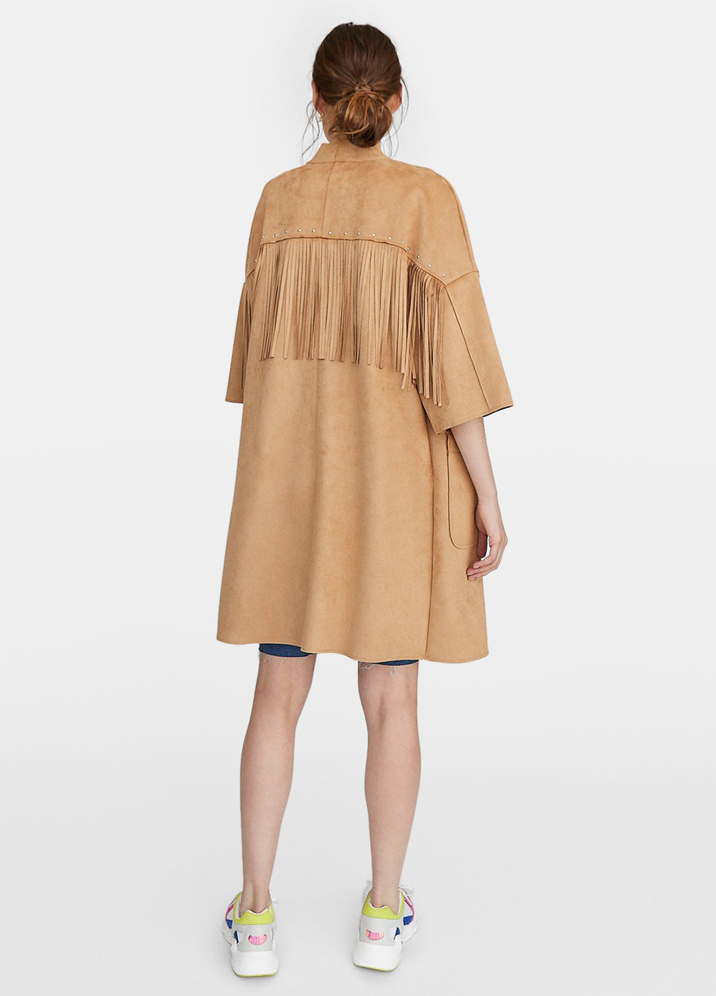 Коричневый демисезонный кардиган Stradivarius