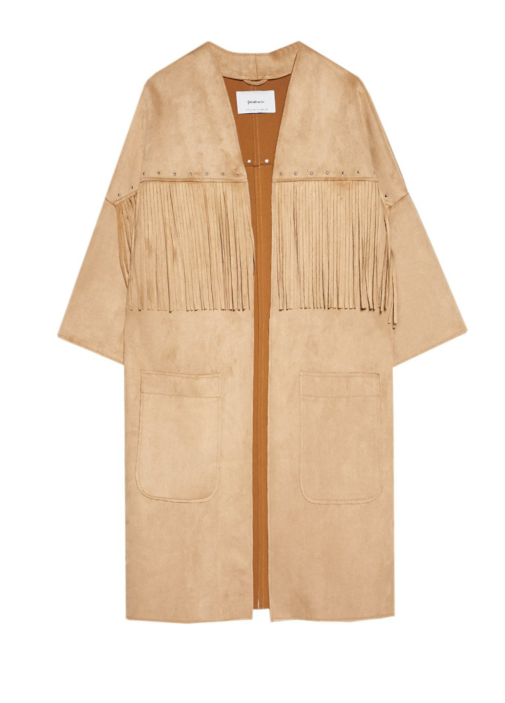 Коричневый демисезонный кардиган Stradivarius