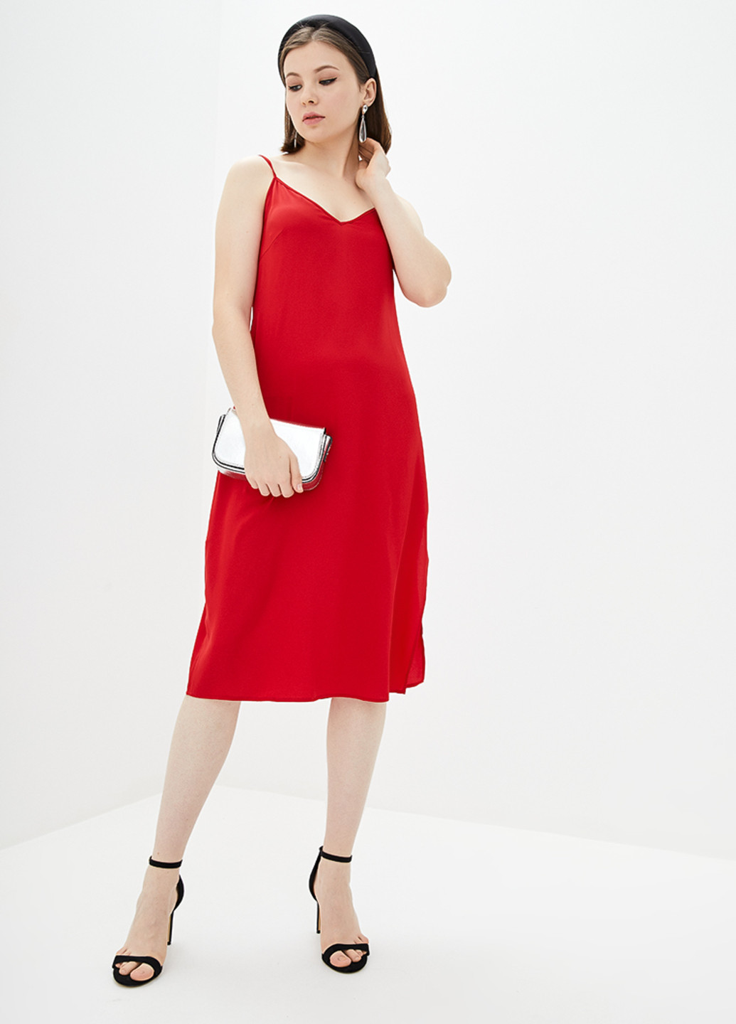 Червона кежуал сукня сукня-комбінація KANO
