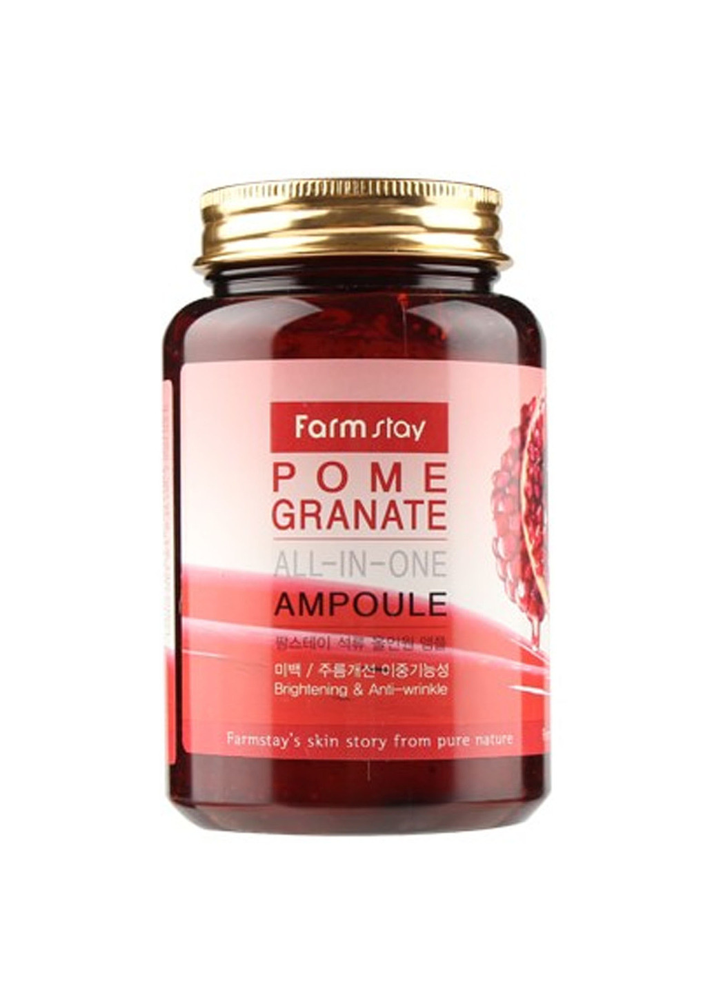 Осветляющая сыворотка-бочонок с гранатом Pomegranate All In One Ampoule, 250 мл FarmStay (202418625)