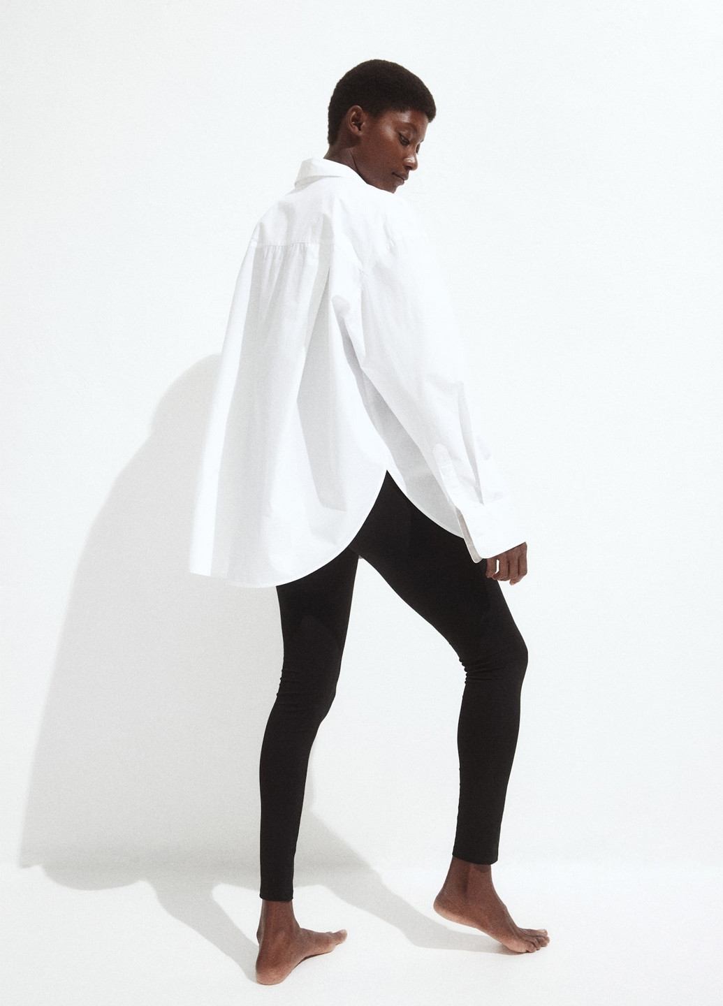 Черные демисезонные леггинсы для беременных H&M