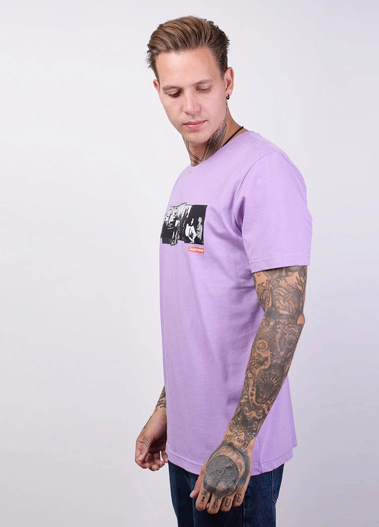 Сиреневая футболка moss ss-19 854 сиреневый Power