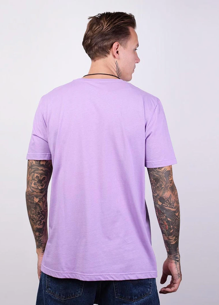 Сиреневая футболка moss ss-19 854 сиреневый Power
