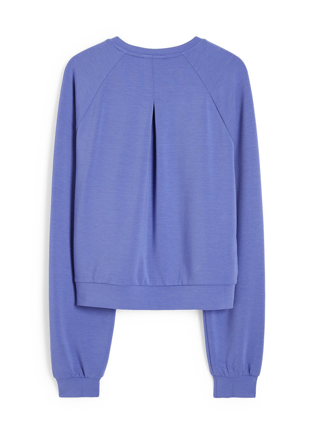 Светло-фиолетовый свитшот C&A однотонный складки (323024097)