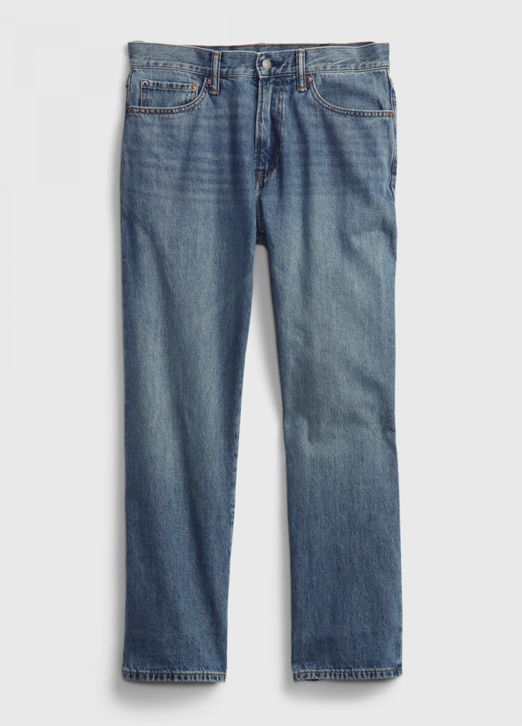 Синие демисезонные бойфренды, прямые джинсы Gap