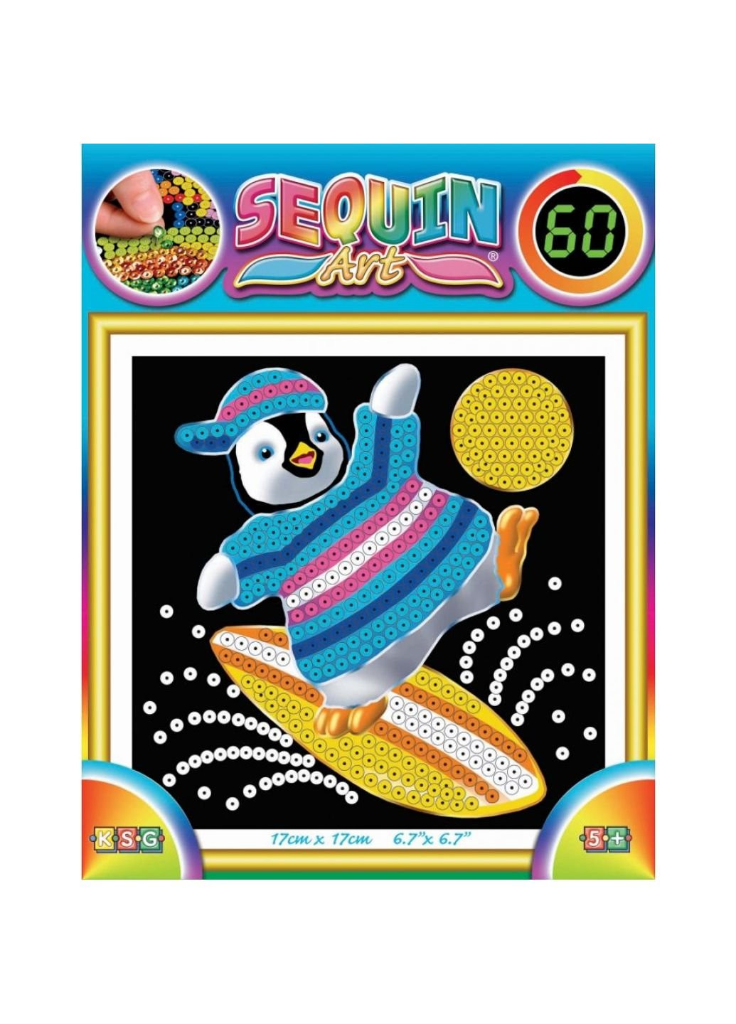 Набір для творчості 60 Penguin (SA1328) Sequin Art (254068143)