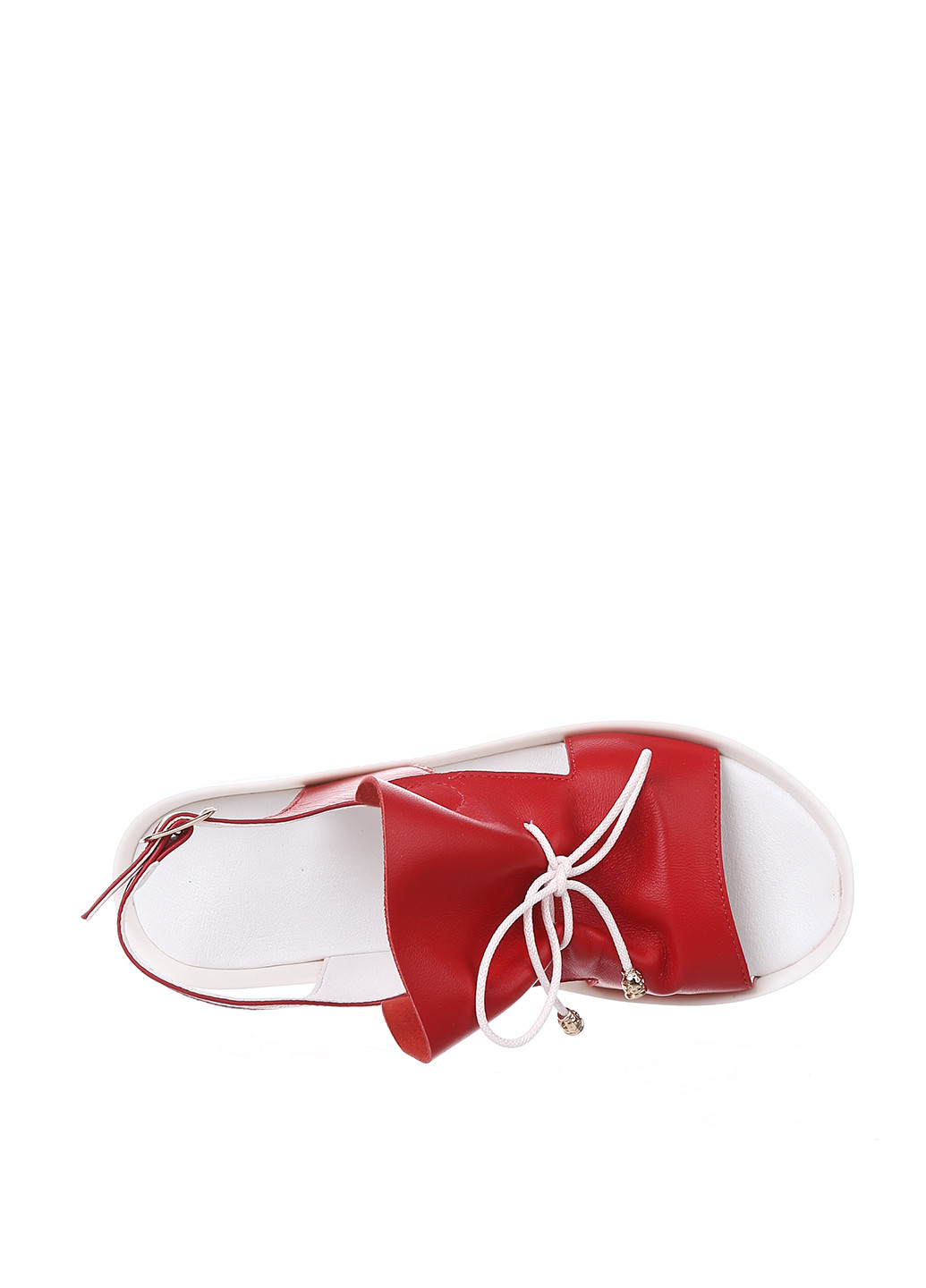 Красные босоножки Franzini с ремешком со шнуровкой
