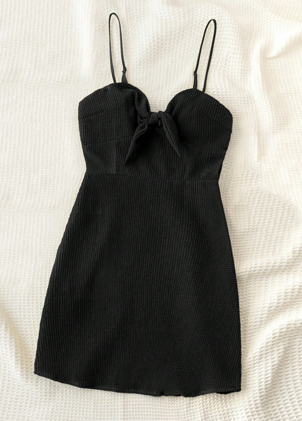 Черное кэжуал платье SHEIN однотонное