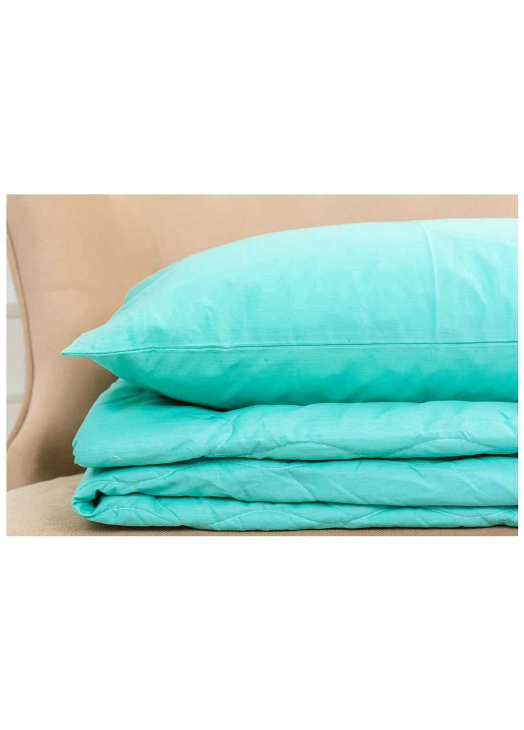 Одеяло MirSon антиаллергенное Летнее с Eco-Soft 2340 Mint 155x215 (2200003029758) No Brand (254013288)