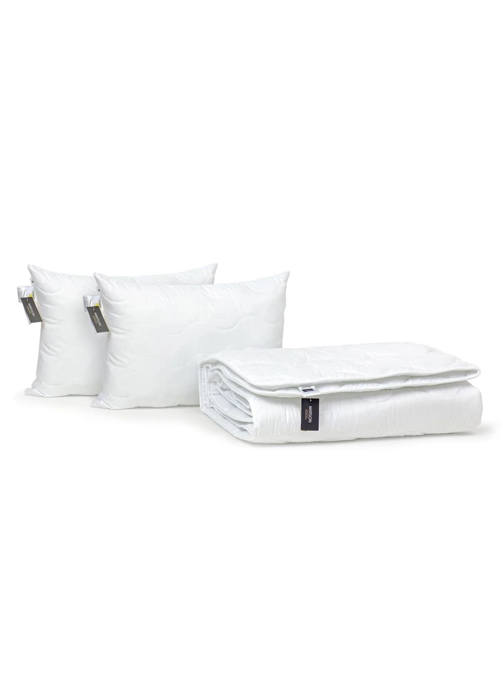 Одеяло MirSon Набор Eco-Soft Всесезонный 1696 Eco Light White Одеяло + под (2200002655446) No Brand (254009326)