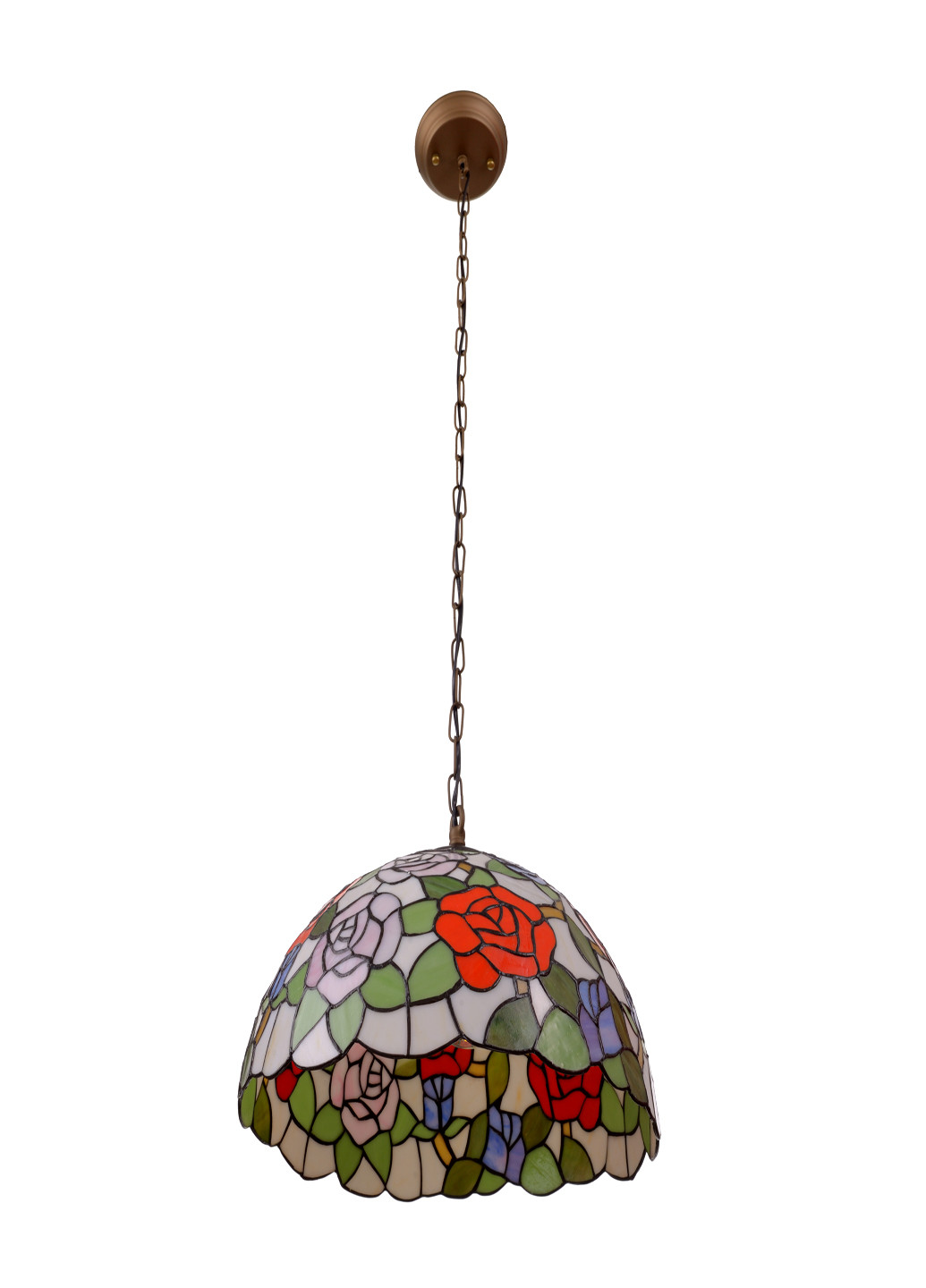 Підвісна люстра Тіффані на дві лампи BR-659S/16-2 E27 Brille (242444967)