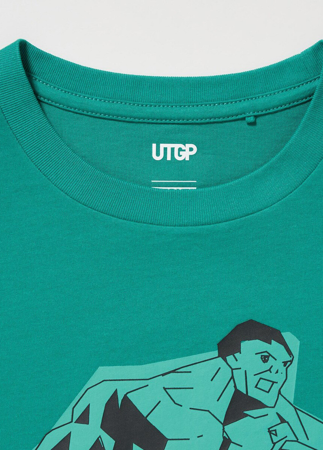 Зеленая летняя футболка Uniqlo