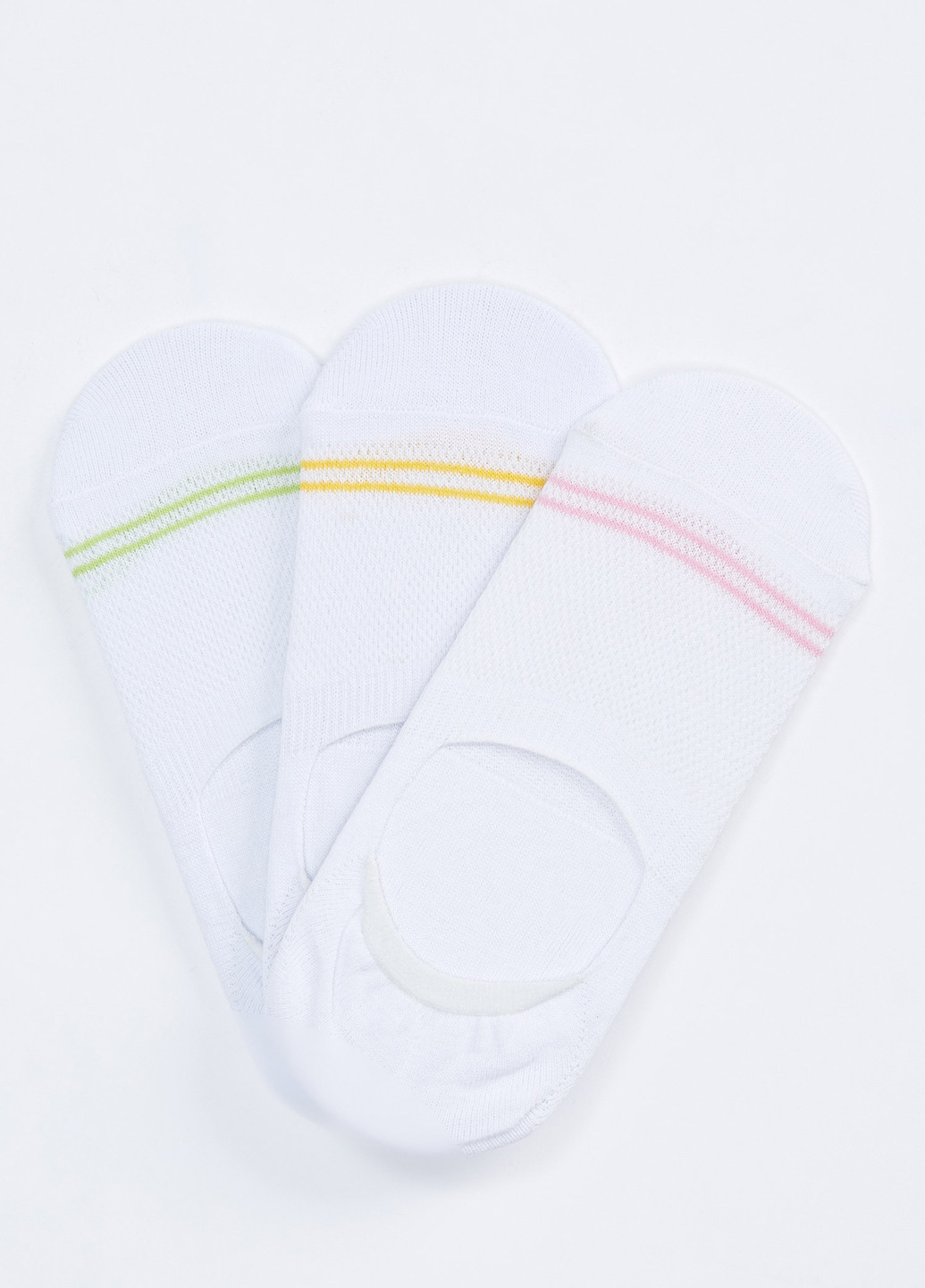 Носки(3шт) DeFacto без уплотненного носка белые повседневные
