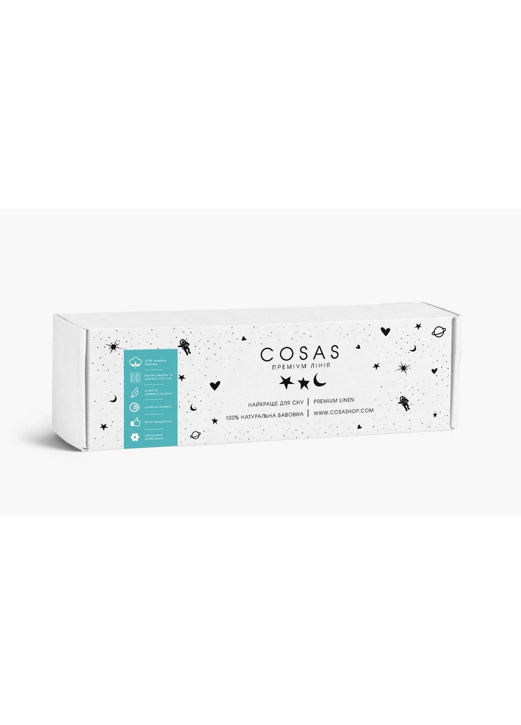 Набор SNOWFLAKES GREY WHITE /наволочки 50х70 и простынь 90х200х20/ Cosas (251229621)