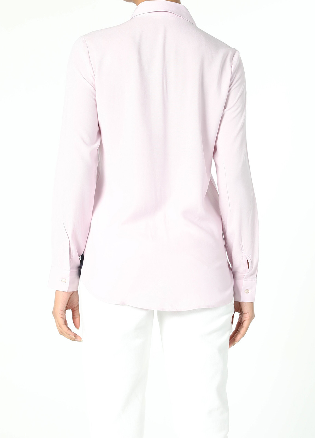 Розово-лиловая кэжуал рубашка с рисунком Colin's