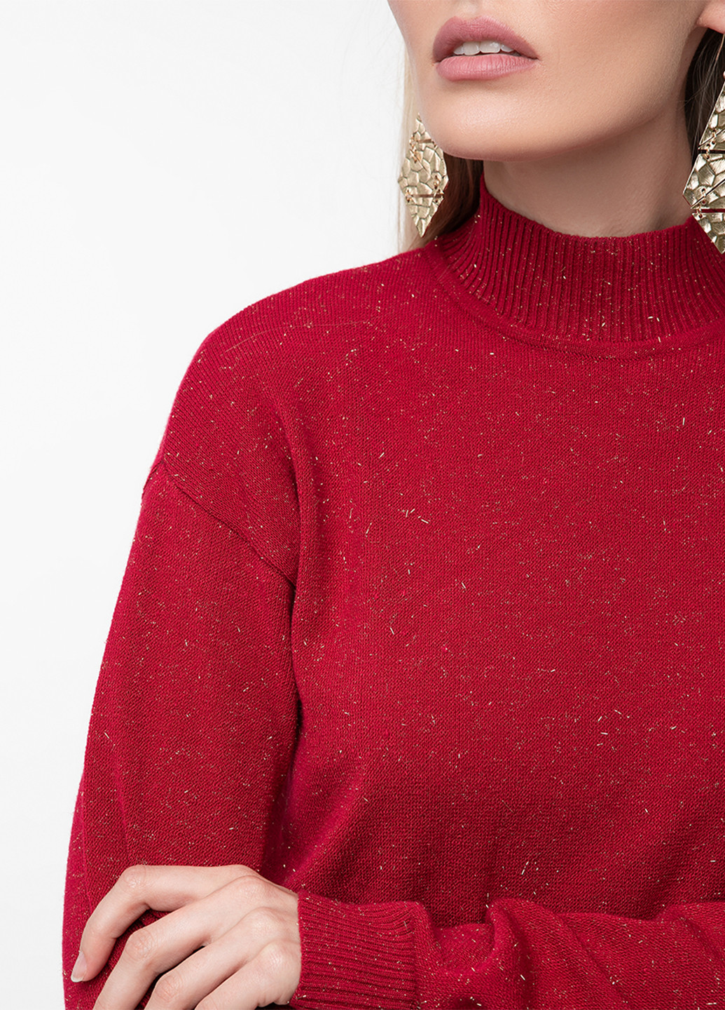 Темно-вишневий демісезонний светр Sewel