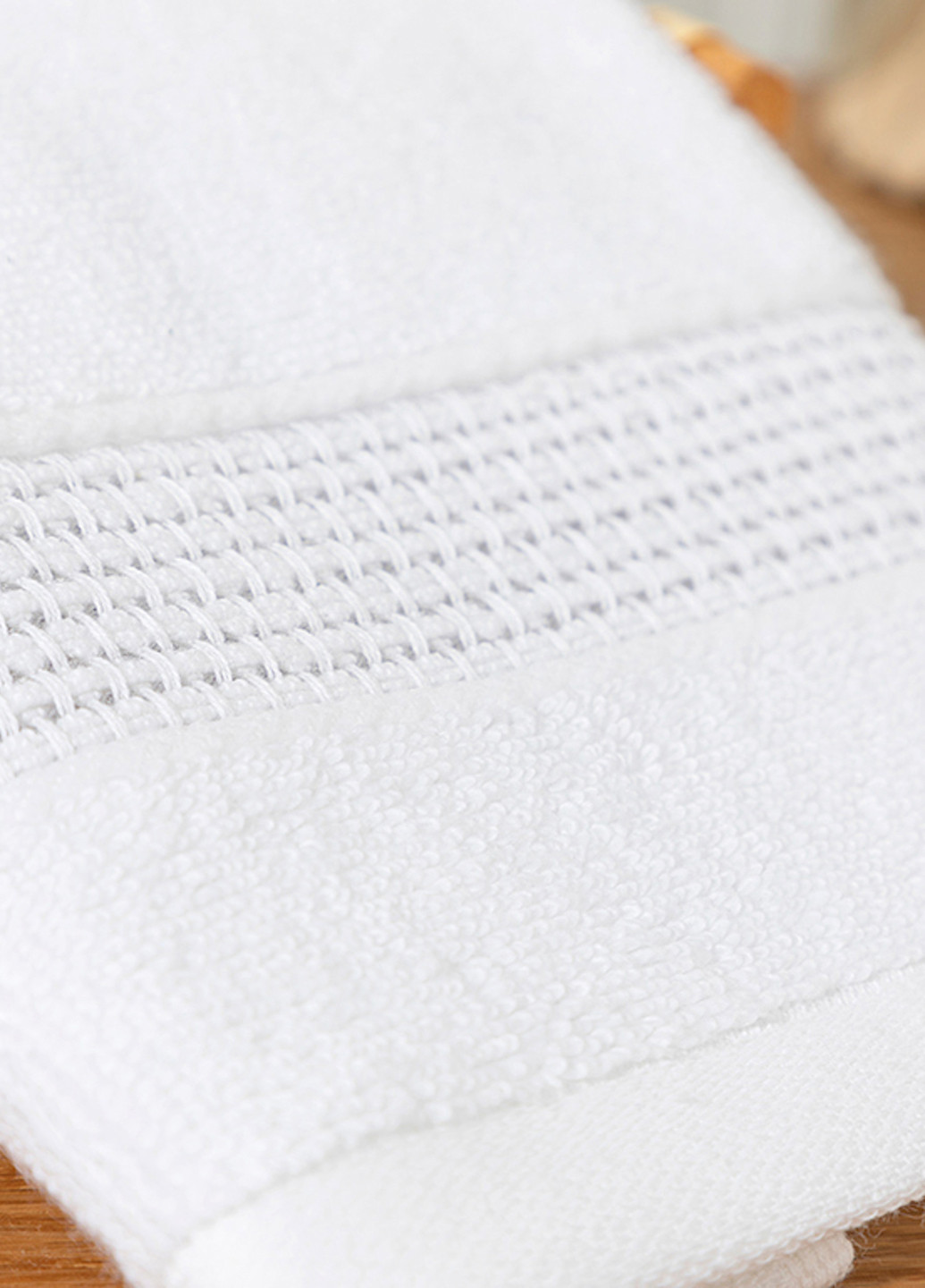 English Home полотенце для рук, 30х50 см однотонный белый производство - Турция