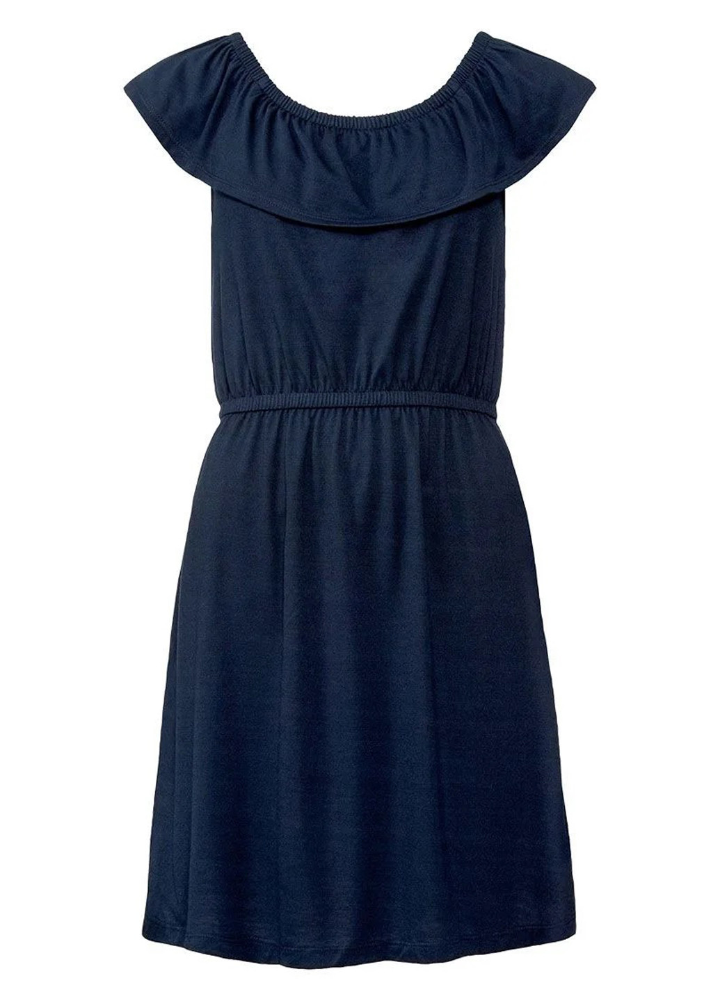 Темно-синее кэжуал платье Esmara однотонное