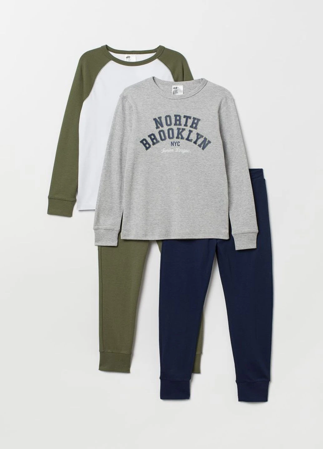 Хаки кэжуал демисезонные брюки H&M
