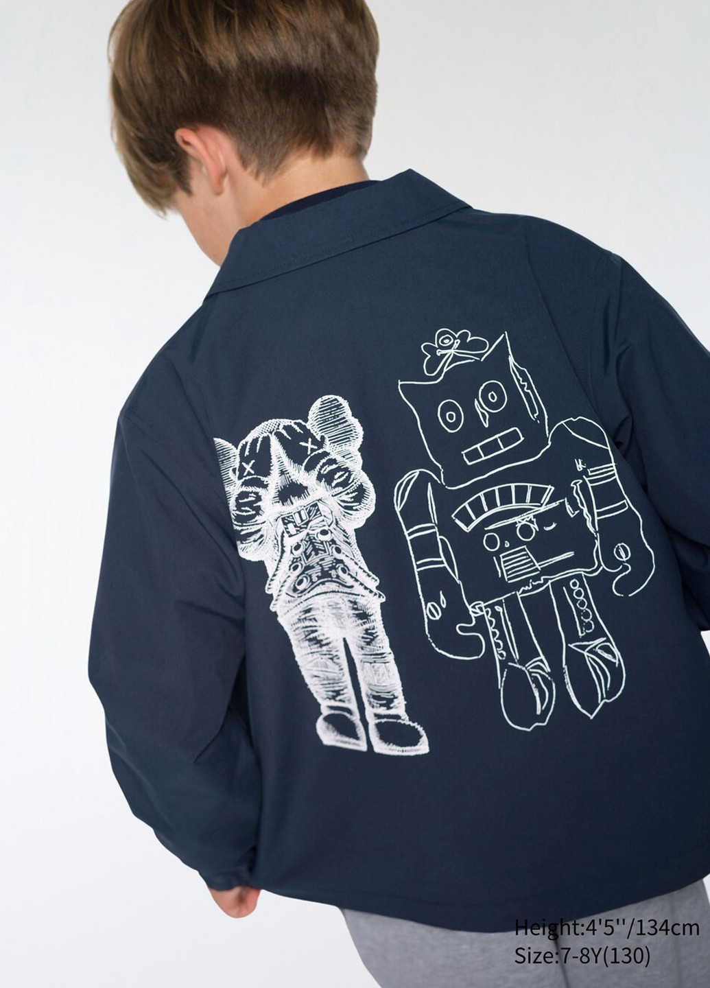 Синяя демисезонная куртка Uniqlo